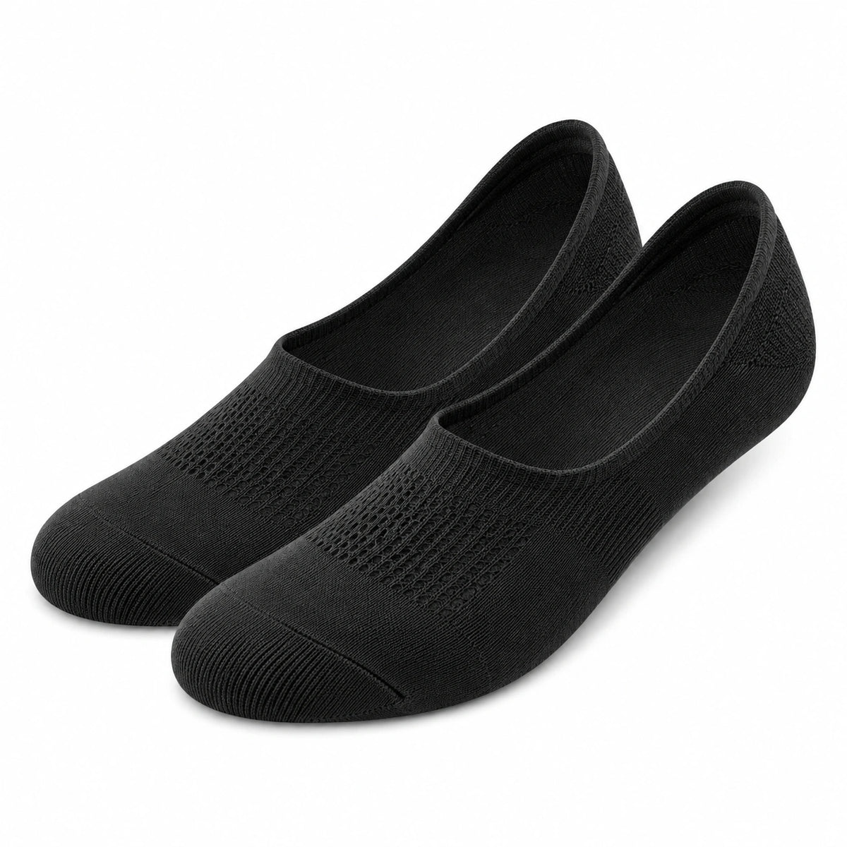 Calcetines invisibles 43-46 de punto negro transpirables
