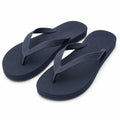 Chanclas 40/41 de material sintético azul marino con tira en Y para playa y piscina