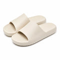 Chanclas 36/37 de EVA beige con suela texturizada para baño