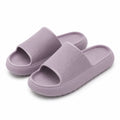 Chanclas talla 38/39 de EVA lila con suela antideslizante para baño